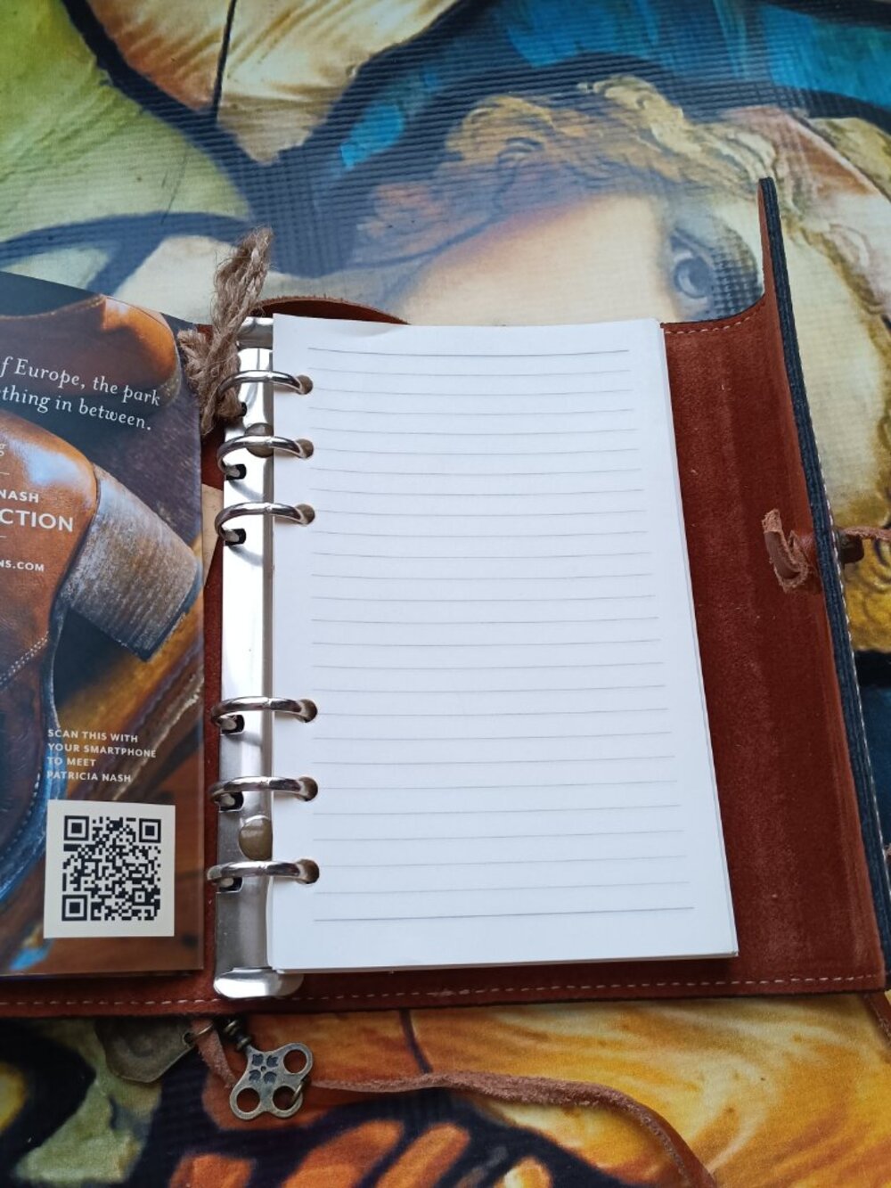 NWT Leather Journal Carmona Antique Rose by Patricia Nash - Picture 4 of 6